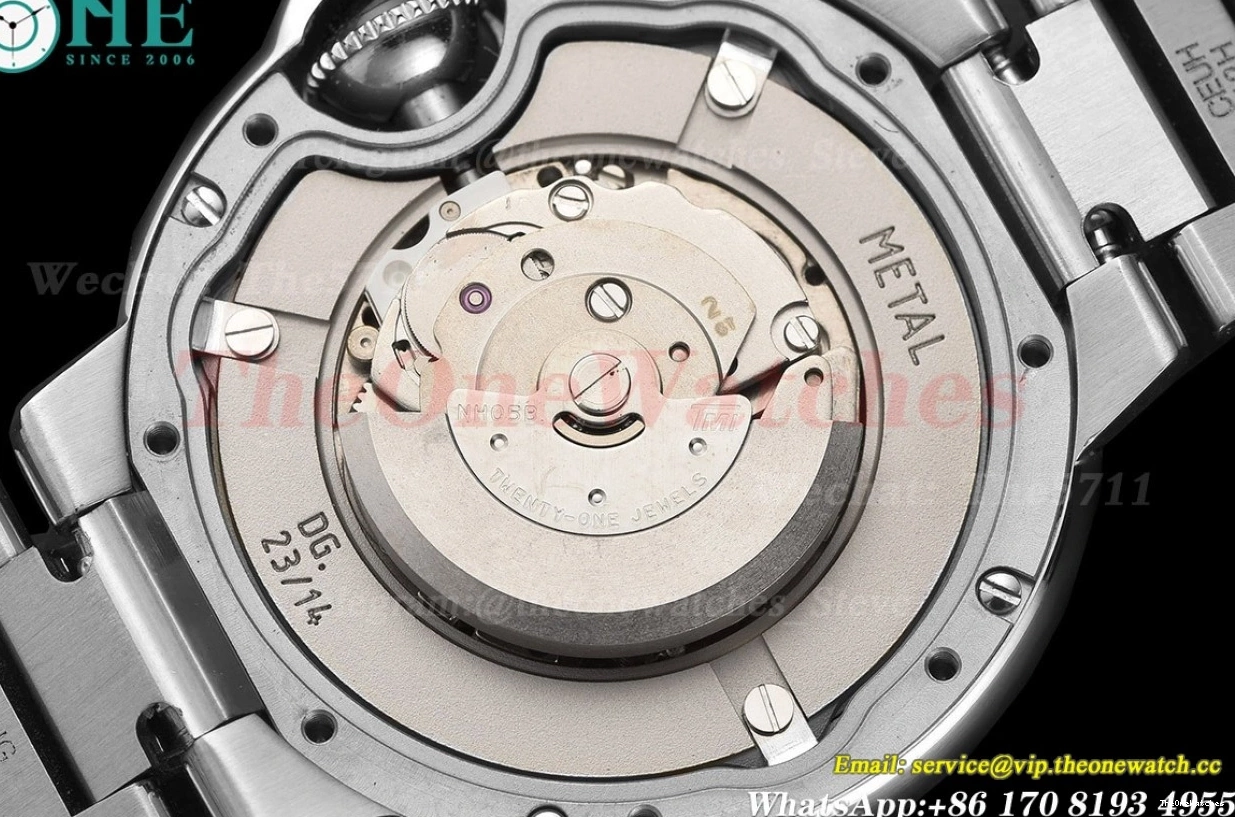 NH05 GDF Ballon Dia Cartier SS Bleu Silver SS 33mm De 1224